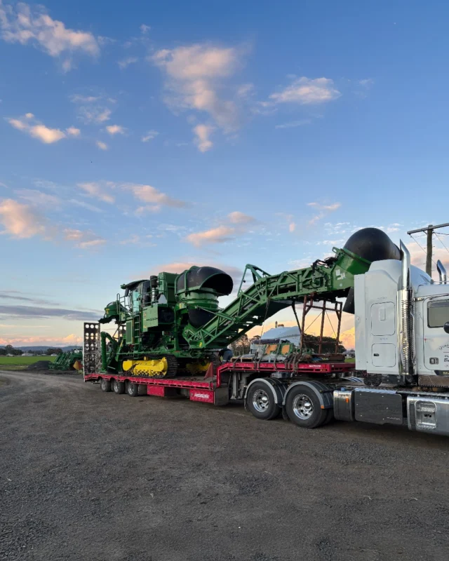 Delivery day! Our Lismore branch team just delivered a new CH570T cane harvester to long time John Deere and RDO supporter Damian Macrae of Casino NSW. 

A shoutout to Maclean Service Manager Keith Maclaren for sharing his expertise on the handover and all the support from both the Lismore, Bundaberg and Maclean branches.
 
Damian, and his team of leading hand Jack and operator Brodie, can't wait to get it into the field - when the ground dries out!
 
#rdoequipmentaustralia #johndeere #canegrowing #agriculture #aglife #CH570T #caneharvest #harvest #australia #rdoequipment