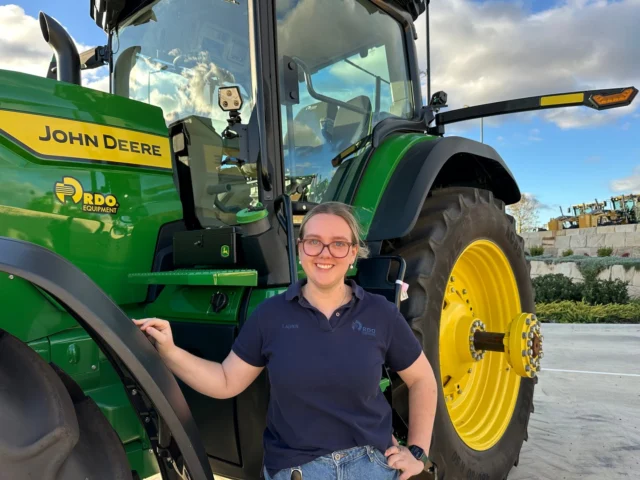 From performing with community orchestras to supporting one of Queensland’s busiest workshops, Lauren Lester has found her rhythm as an Apprentice Parts Technician at RDO Equipment Toowoomba.

Lauren first joined RDO as a high-school student working part-time in reception during weekends and school holidays. After graduating, she initially enrolled in a teaching degree before realising her career path was with RDO. Now in her second year as an Apprentice Parts Technician, she’s become known for her commitment to learning, strong teamwork skills and dedication to keeping customers and technicians supported.

👏🏆 Congratulations to Lauren, who is a finalist in the Parts Apprentice Technician of the Year category for this year’s John Deere Technician Awards.