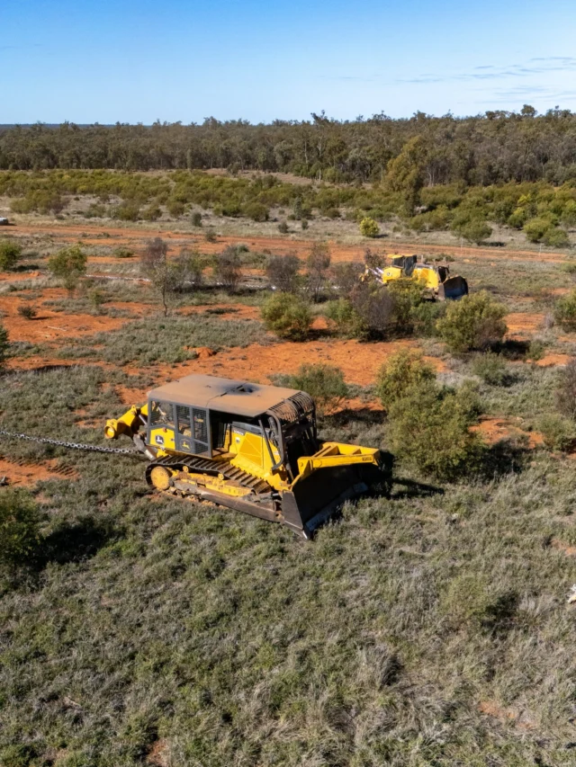 Creating more usable land starts with the right equipment.

These two John Deere 1050K dozers are hard at work chain stripping, helping transform overgrown areas into productive land for agriculture. Whether it's preparing ground for crop production or creating new grazing areas for cattle, the 1050K delivers the power and reliability needed to handle the toughest conditions.

Built for big jobs and real results.